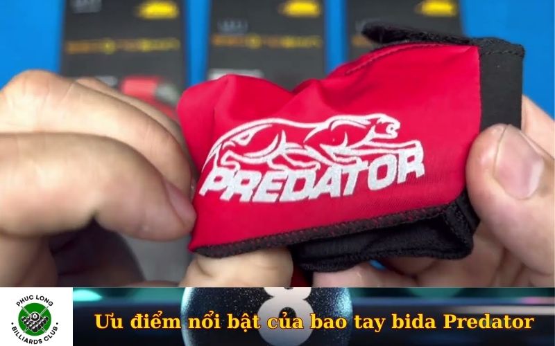 Ưu điểm nổi bật của bao tay bida Predator